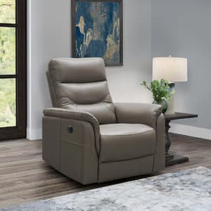 Costco Members: Palermo Leather Power Swivel Glider Recliner (Gray or Brown) $600 + Free Shipping