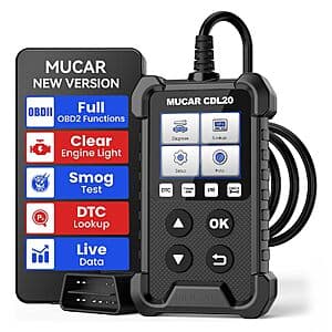 MUCAR CDL20 Check Engine Car Code Reader Universal OBD2 Scanner