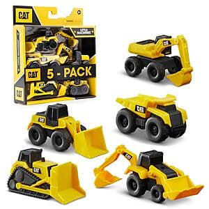 5-Pack Cat Construction Little Machines Toy Vehicles $3.80 w/ S&S