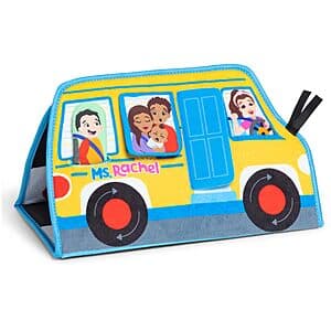 Ms. Rachel Tummy Time Interactive Activity Bus Folding Play Mat w/ Baby Mirror $4.85