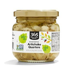6.5-Oz 365 by Whole Foods Market Marinated Artichoke Quarters $1.60 w/ Subscribe & Save