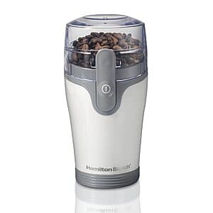 Hamilton Beach 125W Electric Coffee Bean/Spice Grinder (12-Cup Capacity/White) $13.70