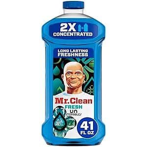 41-Oz Mr. Clean All Purpose 2X Concentrated Cleaner (Fresh Scent) $3.70 w/ S&S
