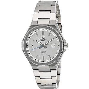 48mm Casio Men's Edifice Sapphire Crystal Stainless Steel Bracelet Watch $90 + Free S/H