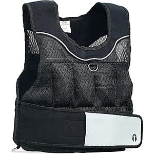 20-Lbs. Cap Barbell Adjustable Weighted Workout Vest $17