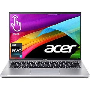 Acer Swift Go 14" Touch Laptop: i7-1355U, 1920x1200, 16GB RAM, 512GB SSD, Win 11 $455 + Free Shipping