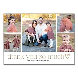 Walgreens Photo: 6-Ct 5" x 7" Premium Photo Cards Free + Free Pickup