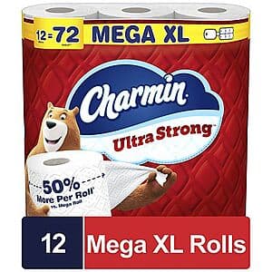 36-ct Charmin Ultra Soft/Strong Mega XL Rolls + $15 WG Cash + $15 VISA Rebate Card $50.40 + Free Shipping