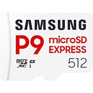 512GB Samsung P9 microSD Express Memory Card (Nintendo Switch 2 Compatible) $75 + Free Shipping