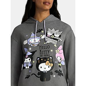 Hello Kitty and Friends Women's Halloween Graphic Pullover Hoodie Sweatshirt from $7.25