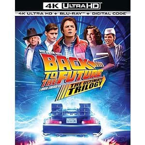 Back to the Future: The Ultimate Trilogy (4K Ultra HD + Blu-ray + Digital) $30