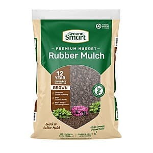 0.8 cu. ft. GroundSmart Premium Nugget Rubber Mulch (various colors) $5 + Free Store Pickup