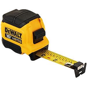Bomgaars In-Stores Rebate Offer: 16' DeWALT Compact Magnetic Tape Measure Free after $10 Rebate + Free Pickup