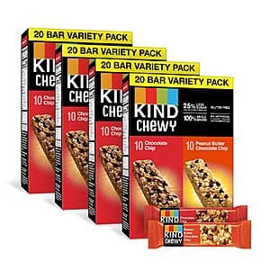 Select Accounts: 4-Pack 20-Count KIND Granola Chewy Bars (Variety Pack) $17.85 w/ Subscribe & Save