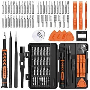 58-Piece Sharden Small Precision Magnetic Mini Screwdriver Set w/ Case $5