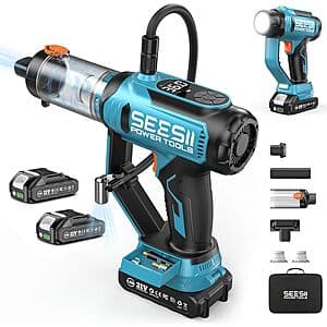 Prime Members: SEESII Cordless 3-in-1 Tire Inflator Air Compressor & Car Vacuum $42.25 + Free S/H