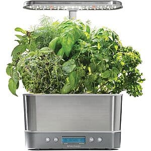 AeroGarden Harvest Elite Indoor Hydroponic Garden + Seed Pod Kit (Stainless Steel) $60 + Free Shipping