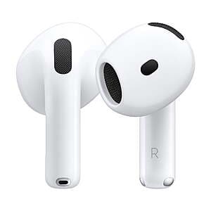 Apple AirPods 4 Wireless Earbuds w/ USB-C Charging Case $74 + Free Shipping