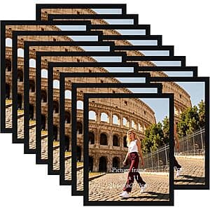 16-Pack Giftgarden 8.5"x11" Picture Frame w/ Plexiglass (Black) $19 + Free Shipping