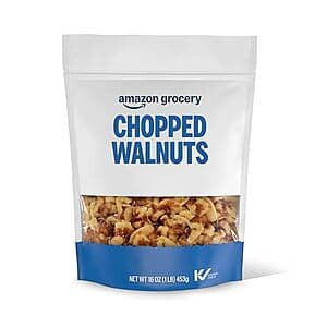 16-Oz Amazon Grocery Chopped Walnuts $6 w/ S&S