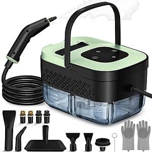 Prime Members: WSRYYCC Handheld 1500W Portable Steam Cleaner (2 Colors) $50 + Free S&H