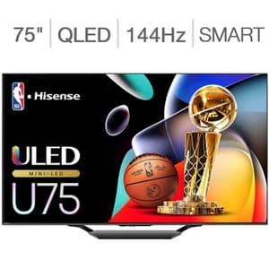 Costco Members: 75" Hisense U75N Mini-LED TV + $100 Google Play GC + 5 Yr Warranty $900 + Free Shipping