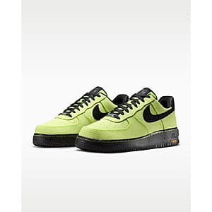 Nike Men's Air Force 1 '07 LX Vibram Shoes (Volt/Black/Speed Yellow/Black) $80 + Free S&H