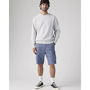Levi's: 50% Off Sale Styles + Extra 10% Off: Men's Carrier Cargo Shorts (Blue) $9.90 & More + Free S&H