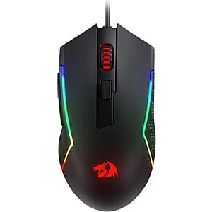 Redragon M616 RGB 10000 DPI Wired Gaming Mouse w/ 6 Programmable Buttons $5 + Free S&H
