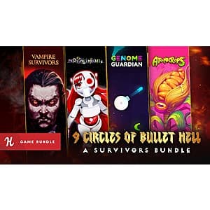 9 Circles of Bullet Hell Game Bundle (PCDD): Vampire Survivors, Picayune Dreams $10