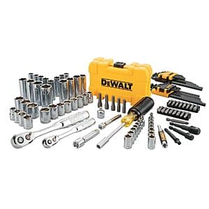 108-Piece DeWALT Mechanics Tools Kit & Socket Set $66 + Free S&H