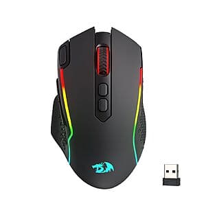 Prime Members: Redragon M810 PRO MAX 3-Mode Wireless Gaming Mouse $24 + Free S&H
