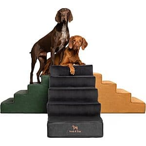 Noah & Paw Vegan Leather Pet w/ Removable Cover: 4-Step $38, 5-Step $45 + Free S/H for Prime Members