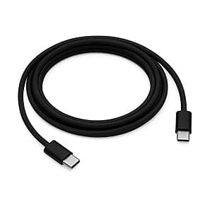 Apple USB-C 3.3' Woven Charge Cable (Black or White): 2-Ct $17, 3-Ct $22 & More