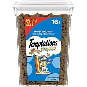 16-oz Temptations Cat Treats MixUps (Surfer's Delight) 3 for $17.80 w/ S&S
