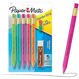 5-Ct Paper Mate 1.3mm Handwriting Triangular Mechanical Pencil Set $2.35 w/ S&S