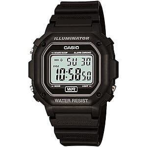 42mm Casio Men's Digital Illuminator Sport Watch (Black Resin) $17.95