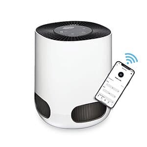 Clorox Alexa Smart Tabletop True HEPA Air Purifier (200 Sq. ft. Capacity) $30