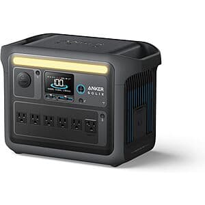 Anker Solix C1000 1800W 1056Wh LiFePO4 Portable Solar Power Station $399 + Free S&H