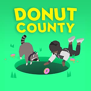 Donut County game cover art for Nintendo Switch digital download.