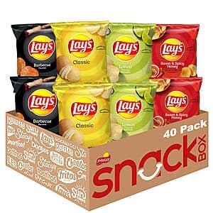 40-Pack 1oz. Lay's Classic Potato Chips (variety pack) $12.55 w/ Subscribe & Save