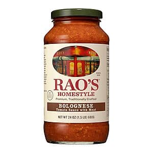 24-Oz Rao's Homemade Pasta Sauce (Bolognese) $4.70 w/ S&S