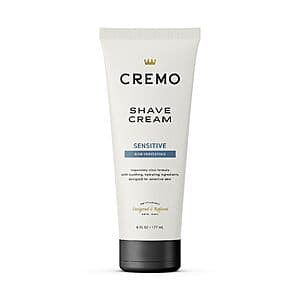 Select Accounts: 6-Oz. Cremo Sensitive Shave Cream $4.80 w/ S&S