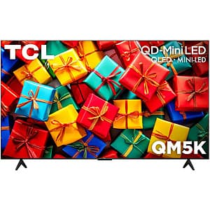 65" TCL Class QM5K Series 4K UHD HDR QD-Mini LED Smart TV w/ Google TV (2025) $400 + Free Shipping