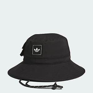 adidas Men's Utility 3.0 Boonie Hat with wide 360-degree brim in neutral color, designed for outdoor protection.