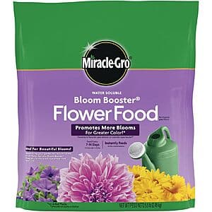 5.5-Lbs. Miracle-Gro Water Soluble Bloom Booster Flower Food $9.90 w/ Subscribe & Save