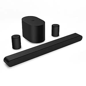Vizio 5.1 Wireless Surround Speakers & Compact Subwoofer/Soundbar w/ Dolby Atmos $128 + Free S/H