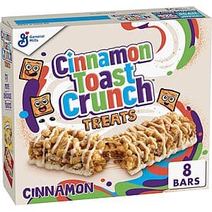 Select Accounts: 8-Count Cinnamon Toast Crunch Breakfast Cereal Treat Bars $2.10 w/ Subscribe & Save