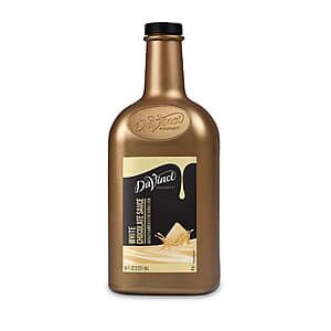 Select Accounts: 64-Oz DaVinci Gourmet White Chocolate Sauce $10.30 w/ S&S