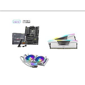 MSI MAG X870E Tomahawk MB + 32GB Corsair DDR5-6400 + Cooler Master 240 Elite Liquid $470 + Free Shipping